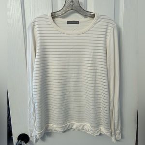 Loveappella size medium white long sleeve shirt